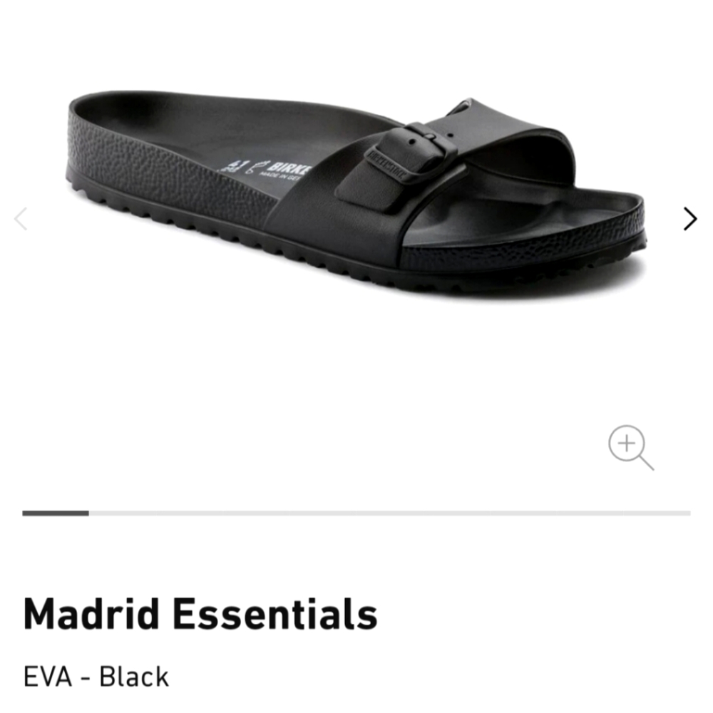 Birkenstock, Black Madrid Eva Essentials
